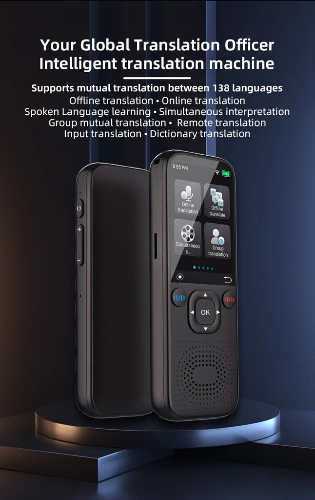 142 Languages Translator Device Online Offline