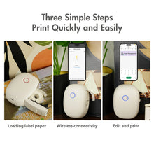 Load image into Gallery viewer, Mini Portable Wireless Inkless Thermal Printer Bluetooth Pocket Label Maker Home Study