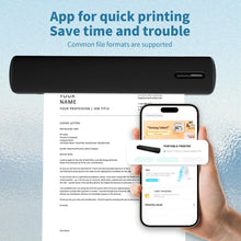 Load image into Gallery viewer, Inkless Portable Printer Thermal Wireless