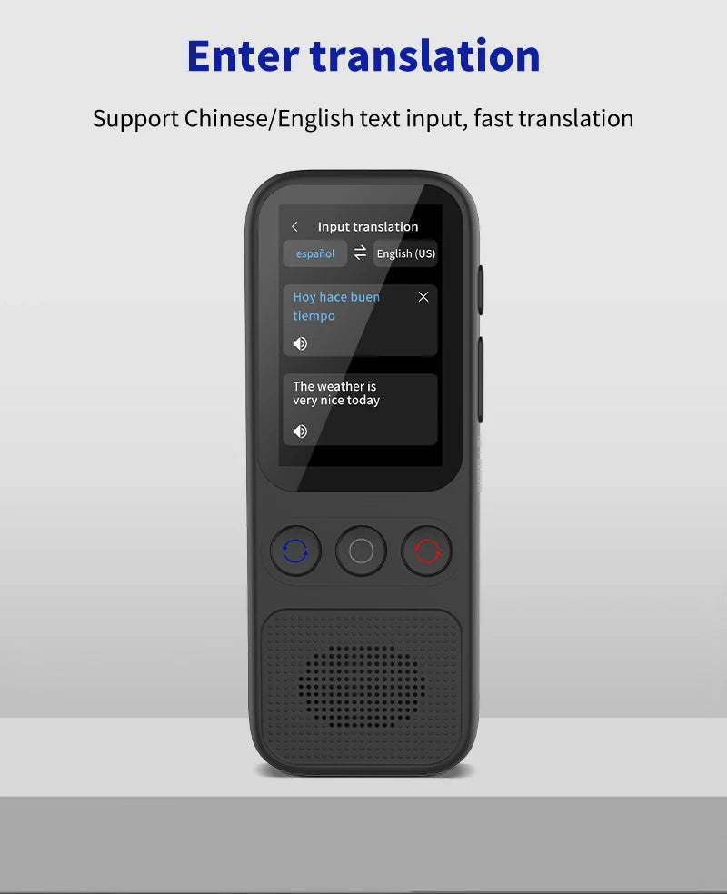 Language Translator Offline Voice Photo Translation WiFi Portable Translator 138 Languages Translator Device